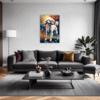 Stylish Poodle Living Room Demo