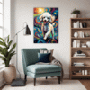 Stylish Poodle Living Room Demo