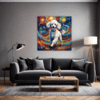 Stylish Poodle Living Room Demo