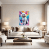 Stylish Poodle Living Room Demo