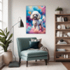 Stylish Poodle Living Room Demo