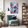 Stylish Poodle Living Room Demo
