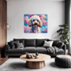 Stylish Poodle Living Room Demo