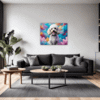 Stylish Poodle Living Room Demo