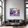 Stylish Poodle Living Room Demo