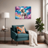Stylish Poodle Living Room Demo