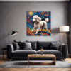 Stylish Poodle Living Room Demo