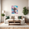 Stylish Poodle Living Room Demo
