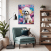 Stylish Poodle Living Room Demo