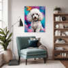 Stylish Poodle Living Room Demo