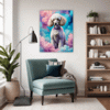 Stylish Poodle Living Room Demo