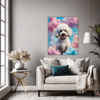 Stylish Poodle Living Room Demo