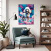 Stylish Poodle Living Room Demo