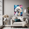 Stylish Poodle Living Room Demo