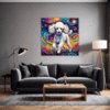 Stylish Poodle Living Room Demo