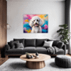 Stylish Poodle Living Room Demo