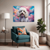Stylish Poodle Living Room Demo