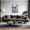 Stylish Poodle Living Room Demo