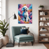 Stylish Poodle Living Room Demo