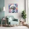 Stylish Poodle Living Room Demo
