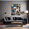 Stylish Poodle Living Room Demo