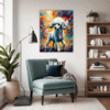 Stylish Poodle Living Room Demo