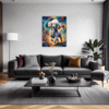 Stylish Poodle Living Room Demo