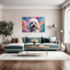 Stylish Poodle Living Room Demo