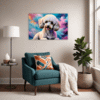 Stylish Poodle Living Room Demo