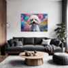 Stylish Poodle Living Room Demo