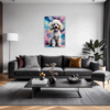 Stylish Poodle Living Room Demo