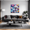 Stylish Poodle Living Room Demo