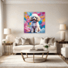 Stylish Poodle Living Room Demo