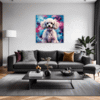 Stylish Poodle Living Room Demo