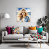 Sun-Kissed Beach Girl Living Room Demo