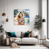 Sun-Kissed Beach Girl Living Room Demo