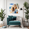 Sun-Kissed Beach Girl Living Room Demo