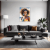 Sun-Kissed Beach Girl Living Room Demo
