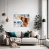 Sun-Kissed Beach Girl Living Room Demo