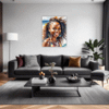 Sun-Kissed Beach Girl Living Room Demo
