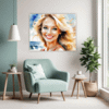 Sun-Kissed Beach Girl Living Room Demo