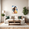 Sun-Kissed Beach Girl Living Room Demo
