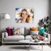 Sun-Kissed Beach Girl Living Room Demo