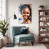 Sun-Kissed Beach Girl Living Room Demo