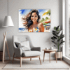 Sun-Kissed Beach Girl Living Room Demo