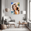 Sun-Kissed Beach Girl Living Room Demo
