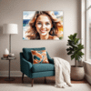 Sun-Kissed Beach Girl Living Room Demo