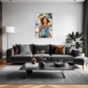 Sun-Kissed Beach Girl Living Room Demo