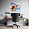 Sun-Kissed Beach Girl Office Demo