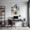 Sun-Kissed Beach Girl Office Demo